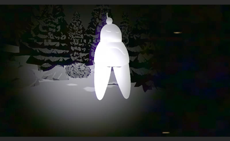 The Ice Cream Man — grief as a soft-serve silhouette.
